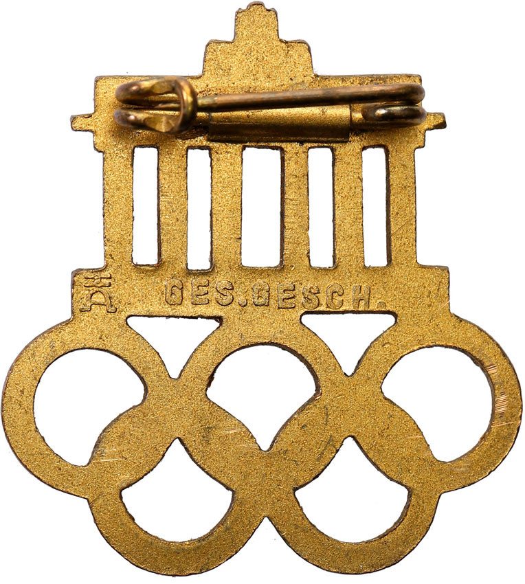 Niemcy, III Rzesza. Odznaka pamiątkowa - XI Igrzyska Olimpijskie, Berlin 1936
